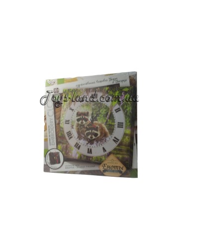 Настенные вышитые часы "Embroidery clock" (ассорт.), (EС-01-01/05), Danko Toys